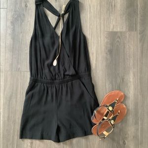 Loft Black Romper, XS